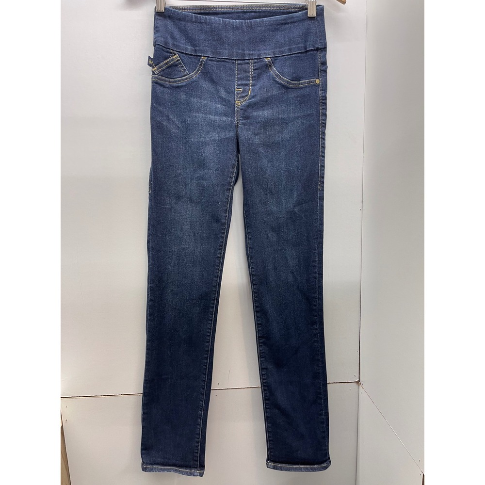 Rock & Republic Denim Rx Fever Pull On Leggings Dark Wash Slimming Jeans Size 6